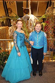 Narrhalla Oberschleißheim Prinzenpaare 2019: Kinderprinzessin Rebecca I., Kinderprinz Benjamin I. (©Foto:  Martin Schmitz)